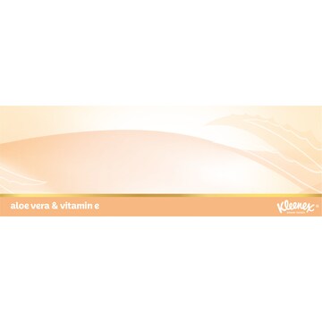 Kleenex Aloe Vera & Vitamin E 3 Ply Large & Thick Facial Tissues 70 pack