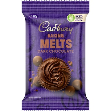 Cadbury Baking Dark Chocolate Melts 225g
