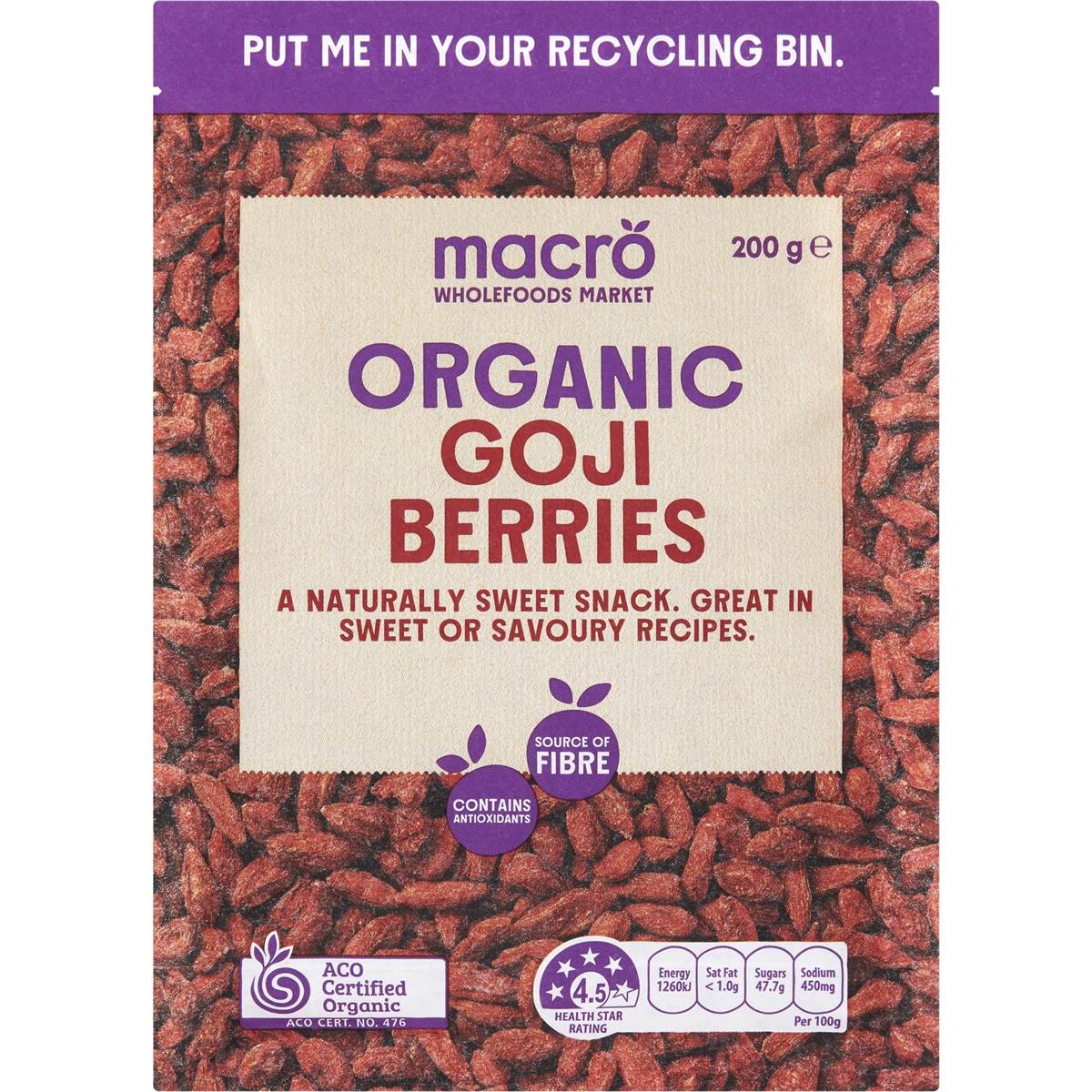Macro Goji Berries 200g