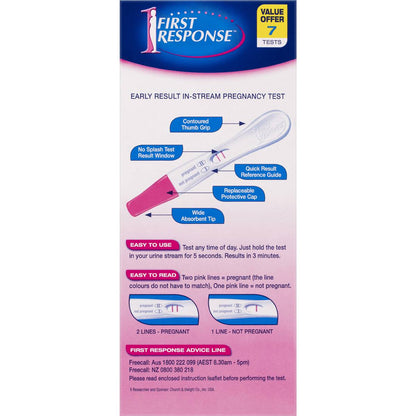First Response Pregnancy Test Instream 7 Pack