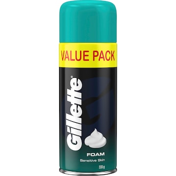 Gillette Shaving Foam Sensitive Skin Value Pack 333g
