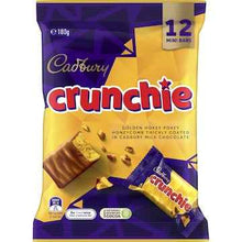 Cadbury Crunchie Milk Chocolate Mini Bars 12 pack