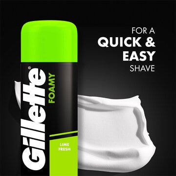 Gillette Shaving Foam Lemon Lime 333g