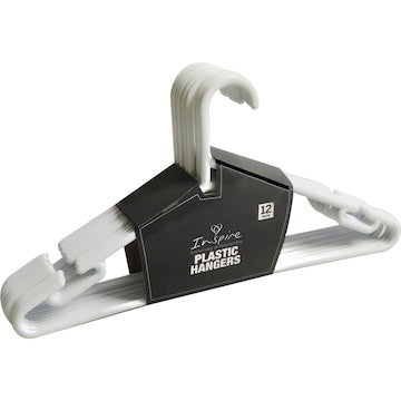 Inspire Plastic Hanger 12 pack