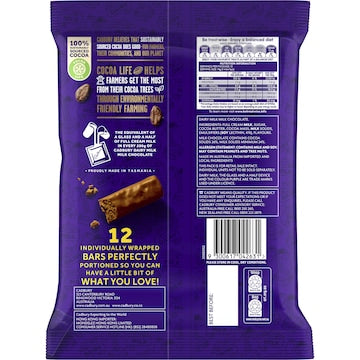 Cadbury Twirl Milk Chocolate Mini Bars 12 pack