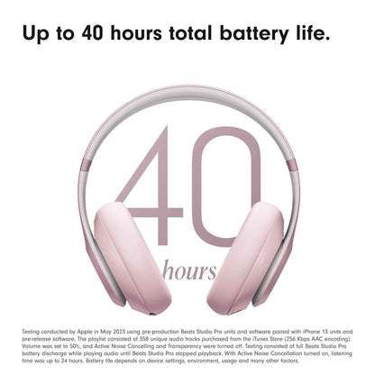 Beats Studio Pro ANC Over-Ear Wireless Headphones (Soft Pink)