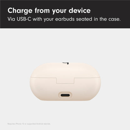 Beats Solo Buds True Wireless Earbuds (Matte Ivory)