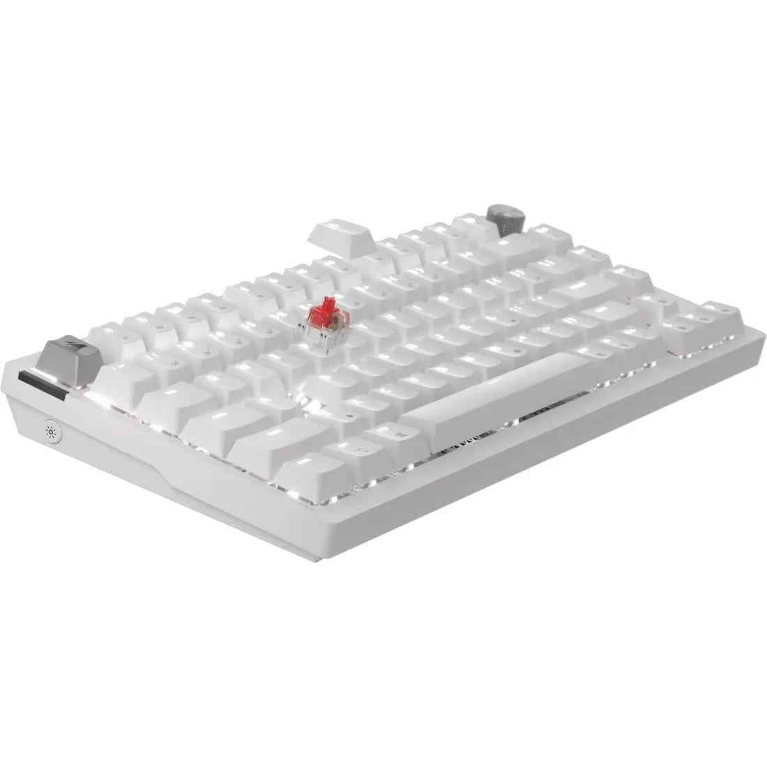 Corsair K65 PLUS WIRELESS 75% RGB Mechanical Gaming Keyboard (Frost White)