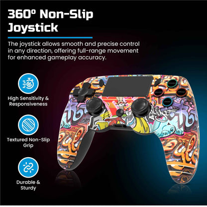 Playmax Wireless Controller for PS4 / PC (Graffiti)