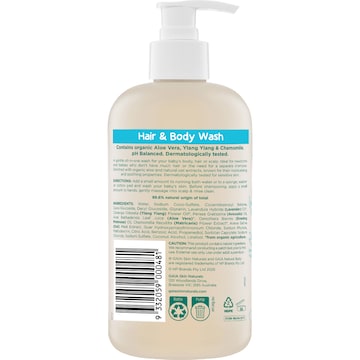 Gaia Natural Baby Hair & Body Wash 500mL