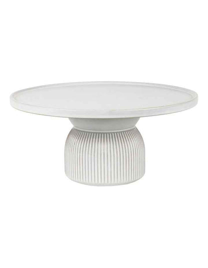 Dessert Story Cake Stand in White Opaque