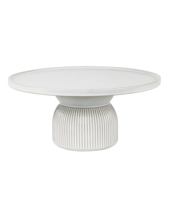 Dessert Story Cake Stand in White Opaque