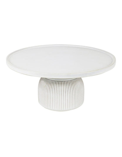 Dessert Story Cake Stand in White Opaque