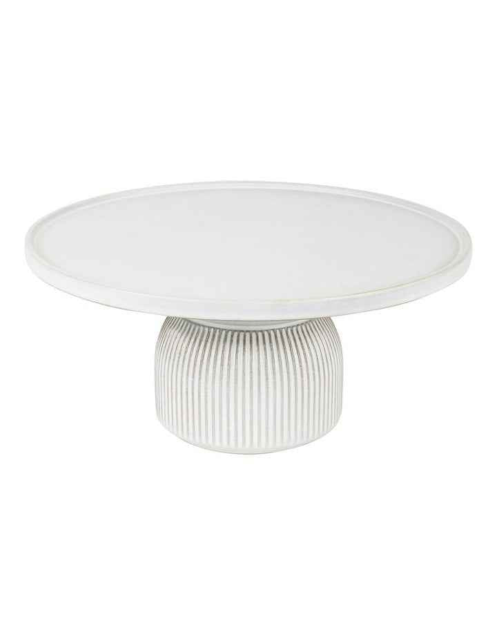 Dessert Story Cake Stand in White Opaque