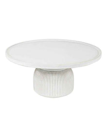 Dessert Story Cake Stand in White Opaque