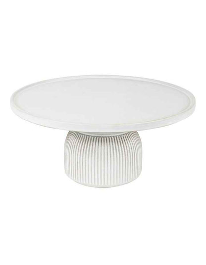 Dessert Story Cake Stand in White Opaque