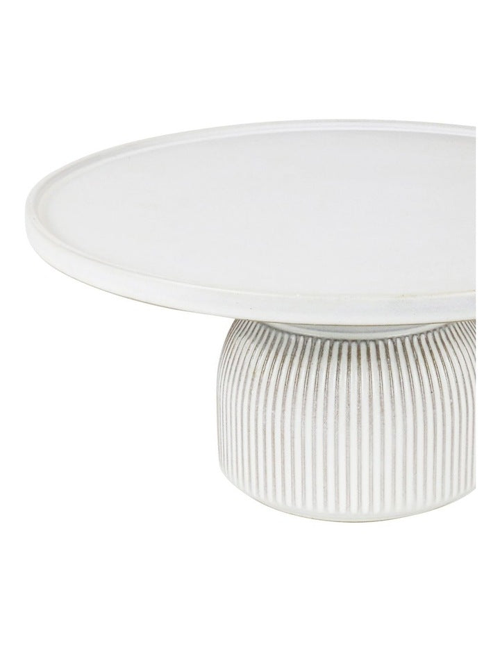 Dessert Story Cake Stand in White Opaque