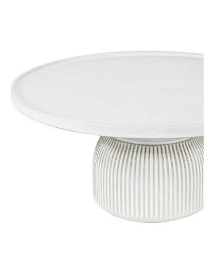 Dessert Story Cake Stand in White Opaque