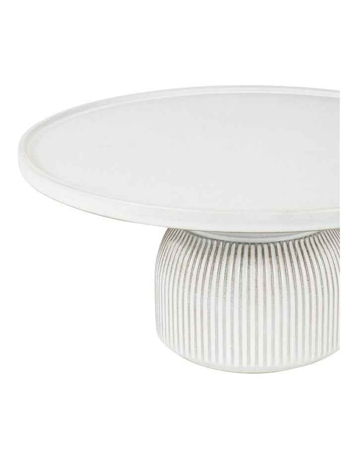 Dessert Story Cake Stand in White Opaque