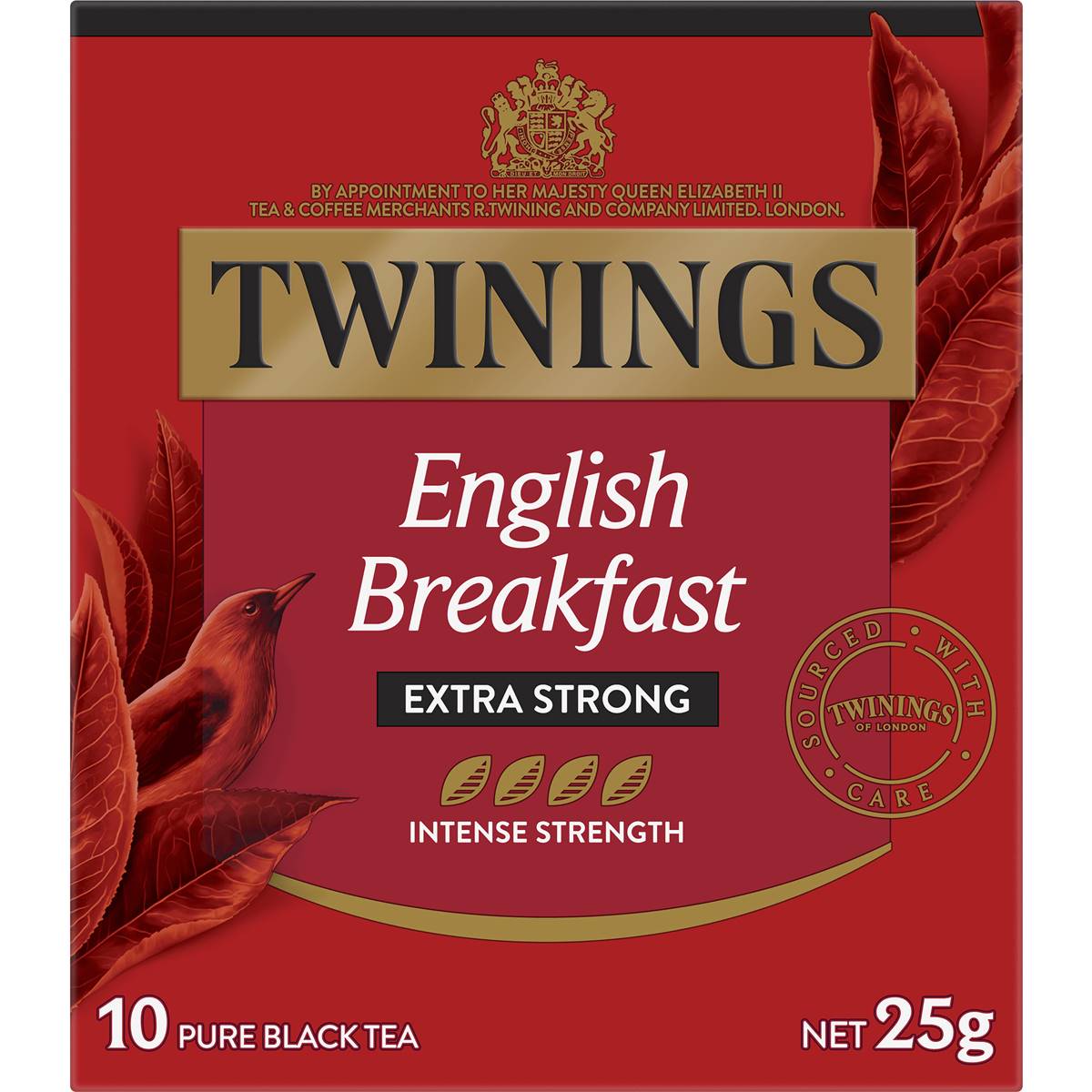 Twinings English Breakfast Extra Strong Tea Bags 10 Pack