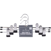 Inspire Wire Skirt Trouser Hanger 3 pack