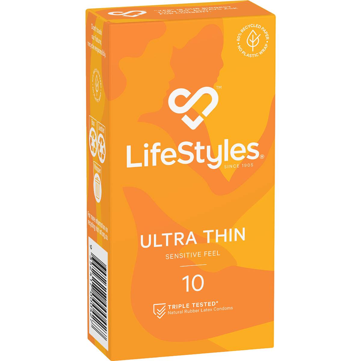 Lifestyles Condoms Ultra Thin 10 Pack