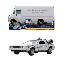 Back To The Future - Delorean (Frosted) 1:32 Scale Vehicle with Truck Box (SDCC)
