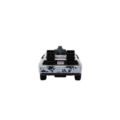 Back To The Future - Delorean (Frosted) 1:32 Scale Vehicle with Truck Box (SDCC)
