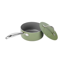 16cm Ceramic Non-Stick Saucepan - Green