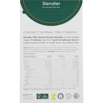 Slendier Konjac Noodle Style 400g