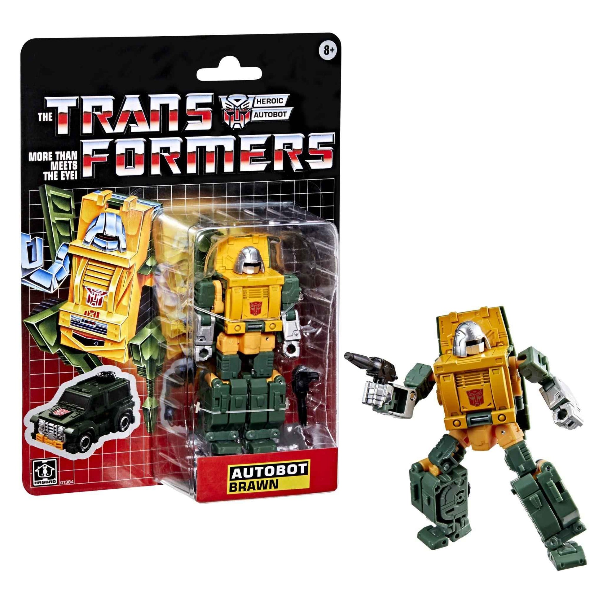 Transformers - Retro: G1 Autobot Brawn Figure