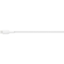 Belkin BoostCharge Braided USB-A to Lightning Cable 2m (White)