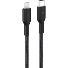 Belkin BoostCharge Braided USB-C to Lightning Cable 2m (Black)