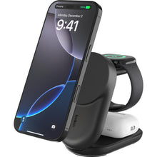 Belkin UltraCharge 3-in-1 Foldable Qi2 25W Magnetic Charger (Black)