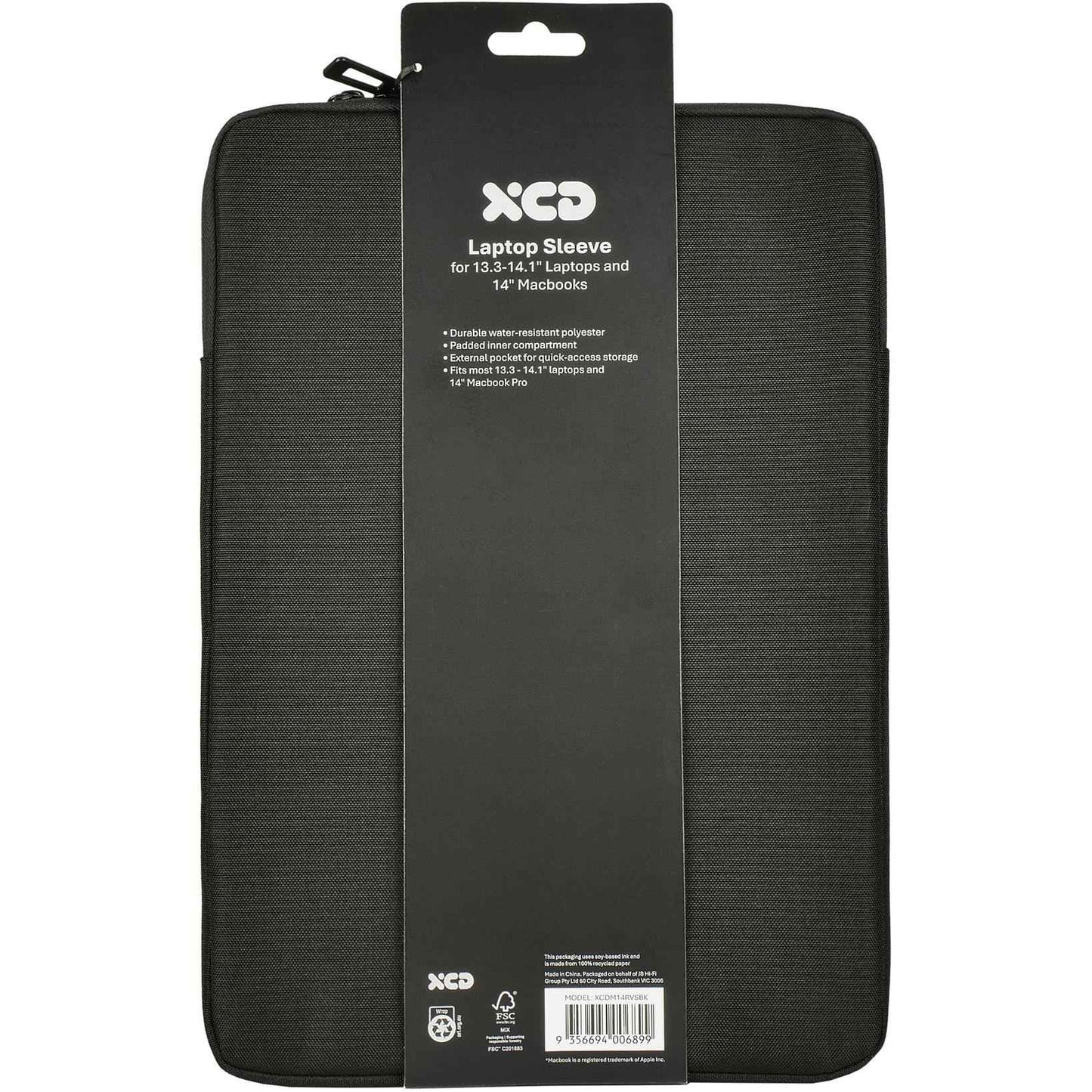 XCD Urban 14" Vertical Sleeve (Black)