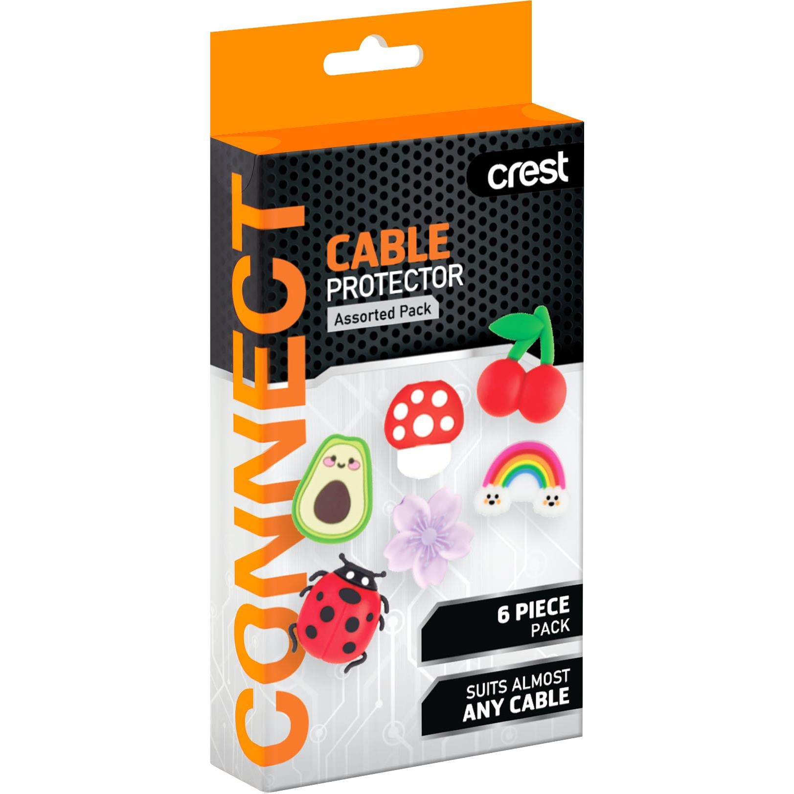 Crest Cable Protectors Novelty Nature (Assorted 6pc)