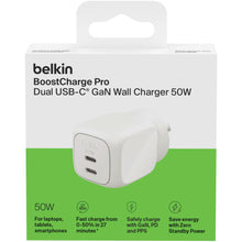 Belkin BoostCharge Pro Dual 50W GaN Wall Charger