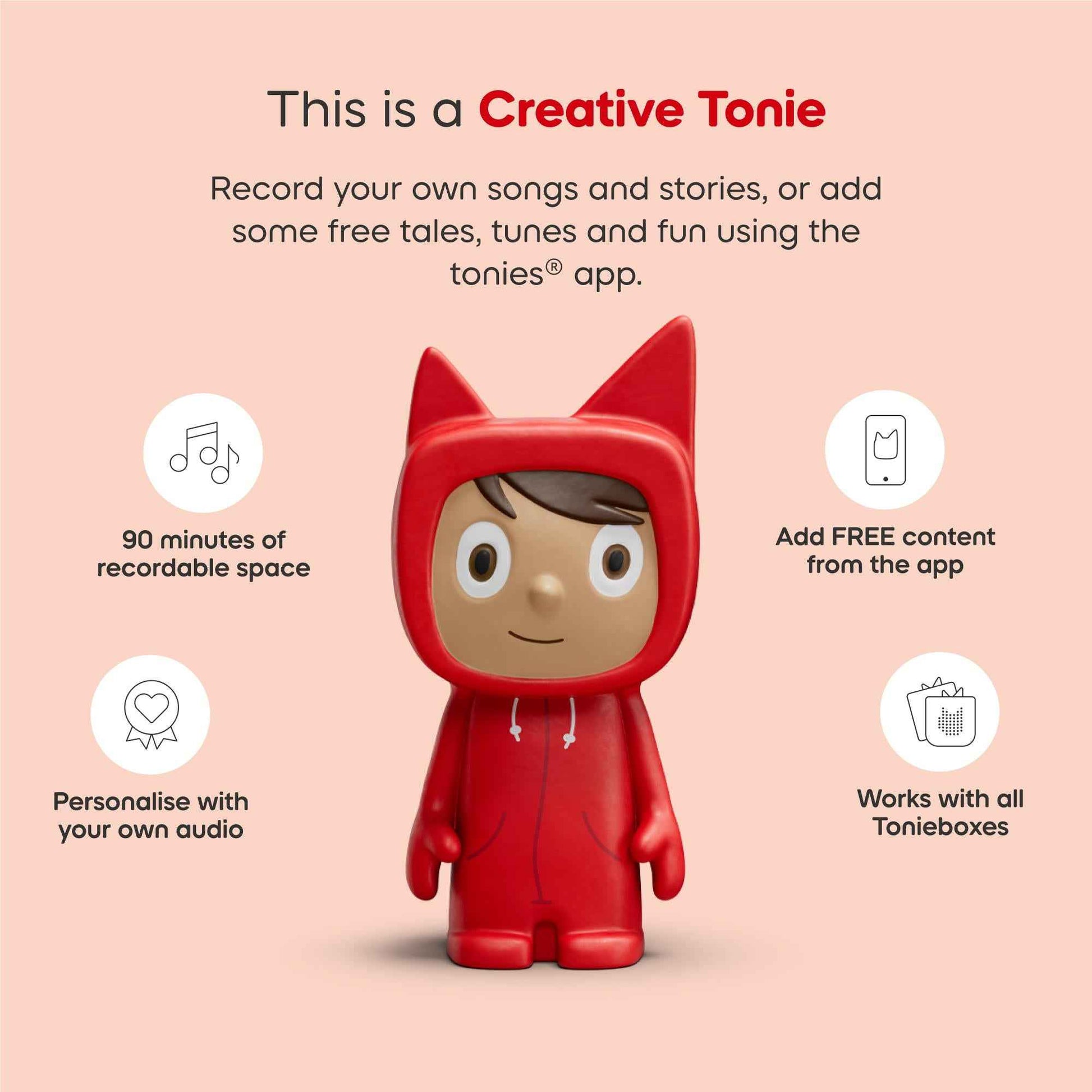 Toniebox 2 Sunset Red Starter Set Creative Tonie Rubie
