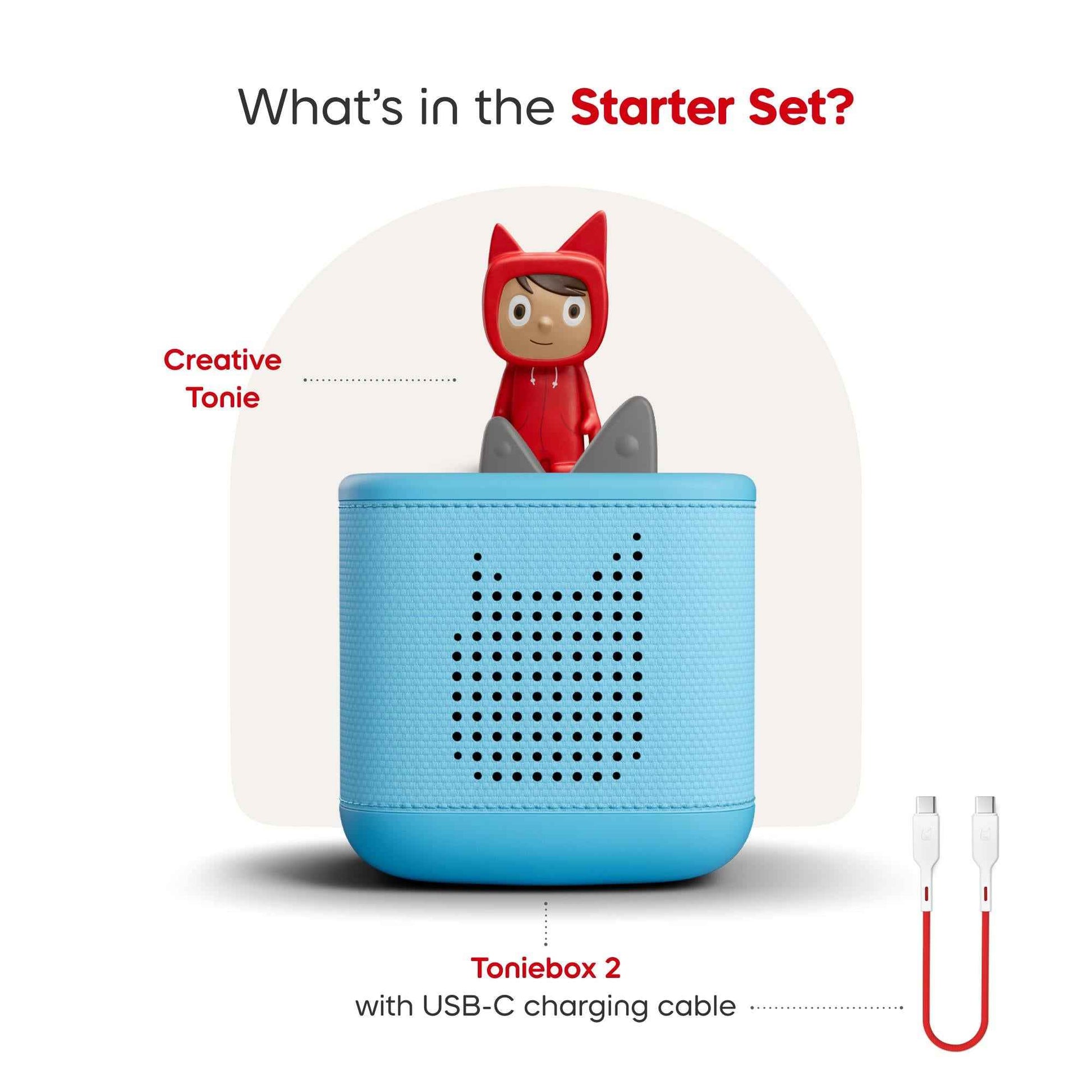Toniebox 2 Sky Blue Starter Set Creative Tonie Rubie