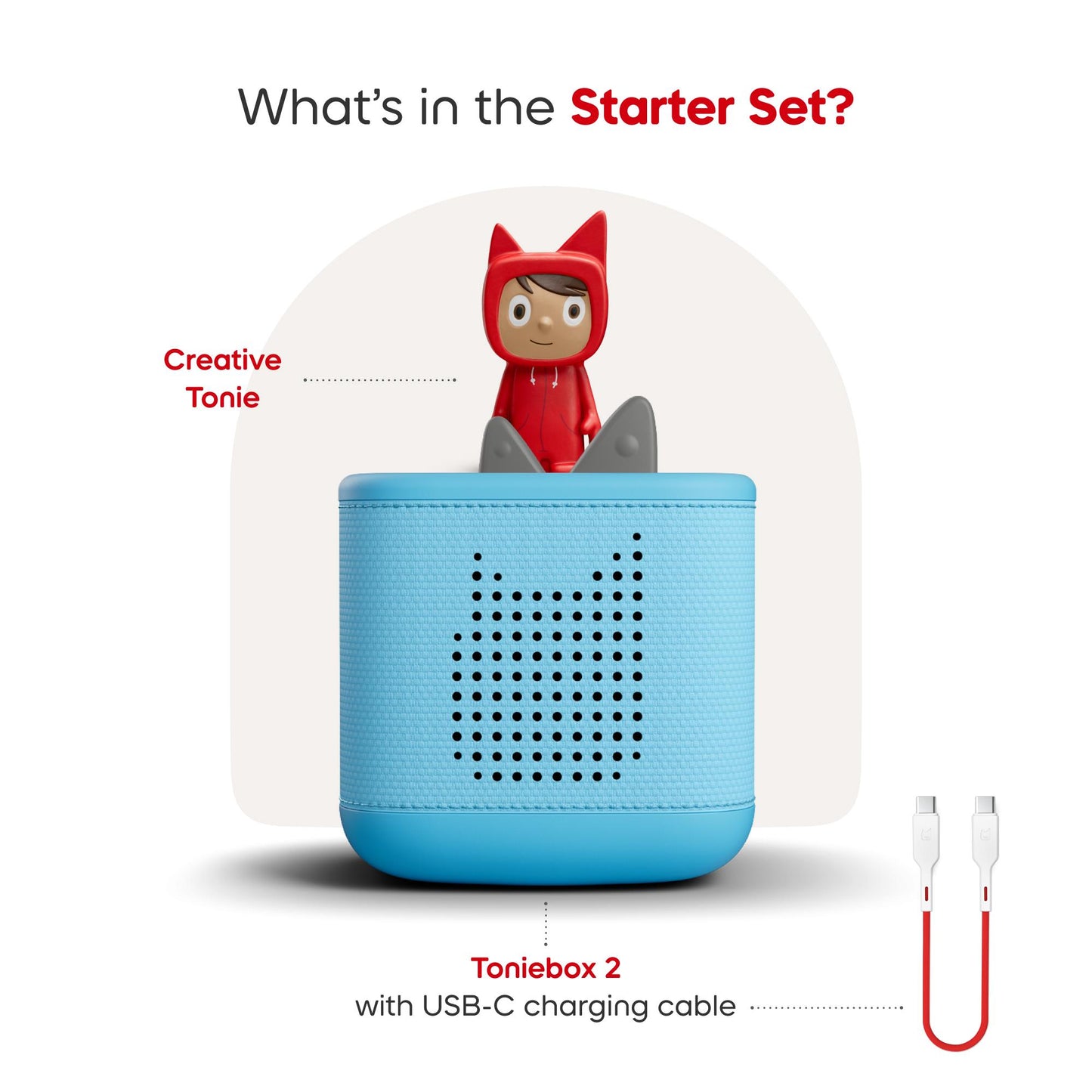 Toniebox 2 Sky Blue Starter Set Creative Tonie Rubie