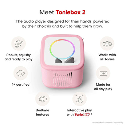 Toniebox 2 Cloud Pink Starter Set Creative Tonie Rubie