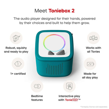 Toniebox 2 Tropical Teal Starter Set Creative Tonie Rubie