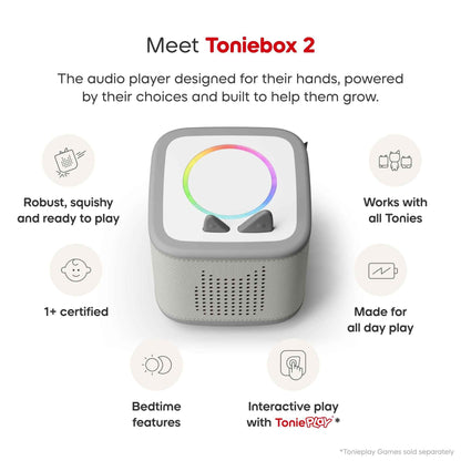 Toniebox 2 Moon Grey Starter Set Creative Tonie Rubie