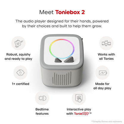 Toniebox 2 Moon Grey Starter Set Creative Tonie Rubie