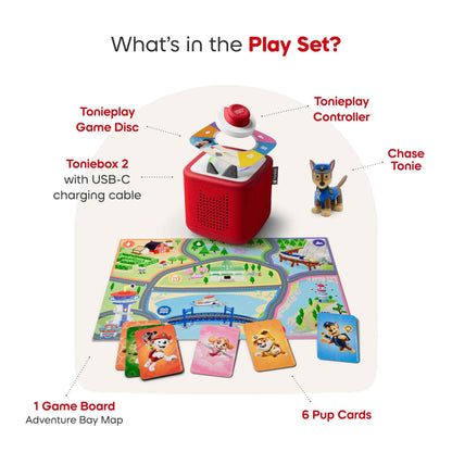 Toniebox 2 Paw Patrol Full Play Set - Sunset Red