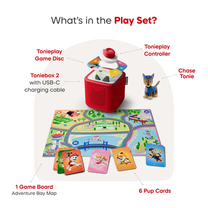 Toniebox 2 Paw Patrol Full Play Set - Sunset Red