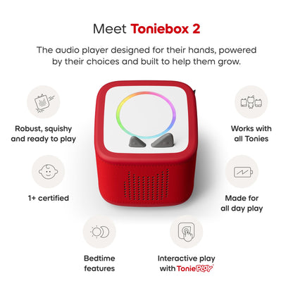 Toniebox 2 Paw Patrol Full Play Set - Sunset Red