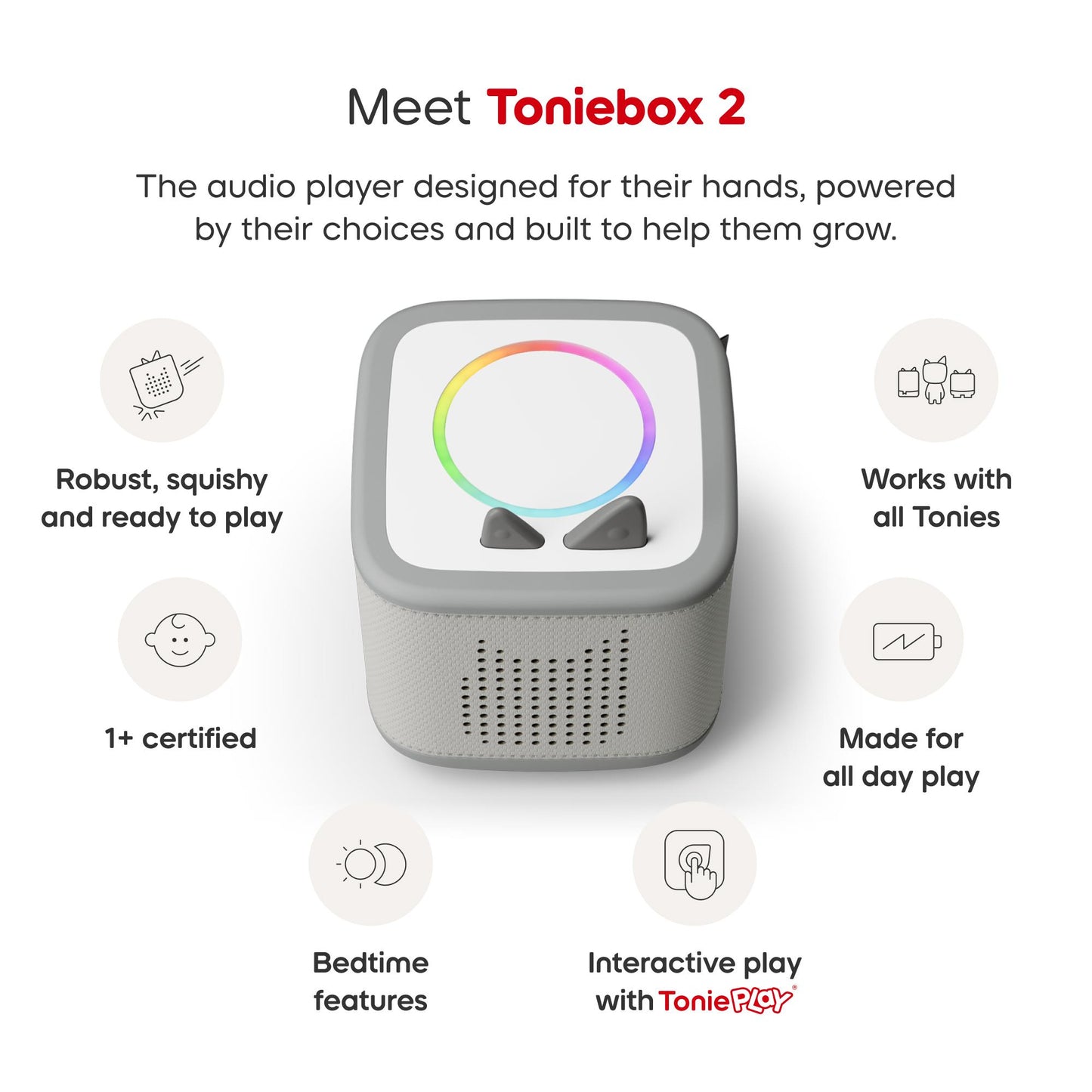 Toniebox 2 Paw Patrol Full Play Set - Moon Grey
