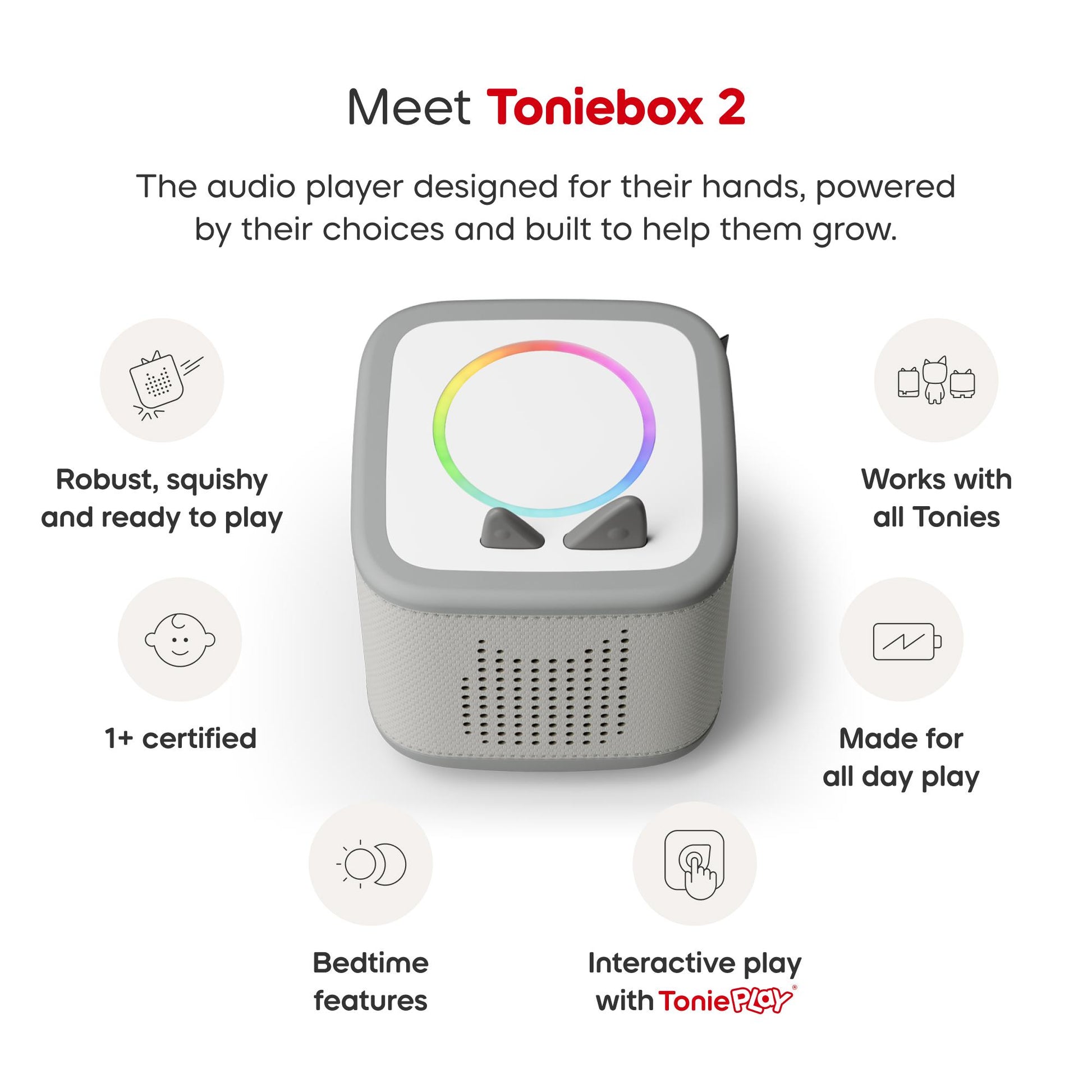 Toniebox 2 Paw Patrol Full Play Set - Moon Grey
