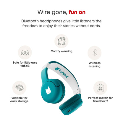 Tonies - Bluetooth Headphones - Tropical Teal